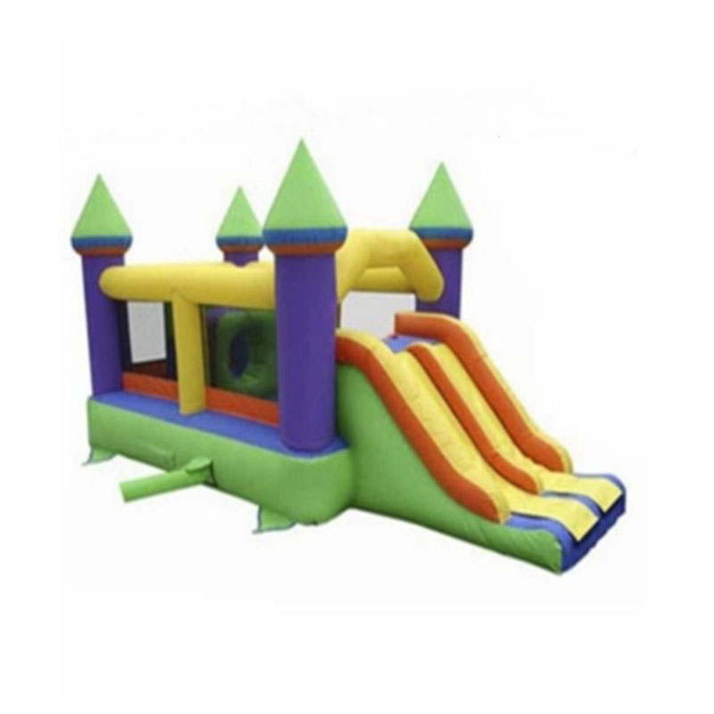 Inflatable Bounce House Large Bouncy Castles Dual Slide Trampoline Climbing Wall with Blower for Kids XZ-BH-062